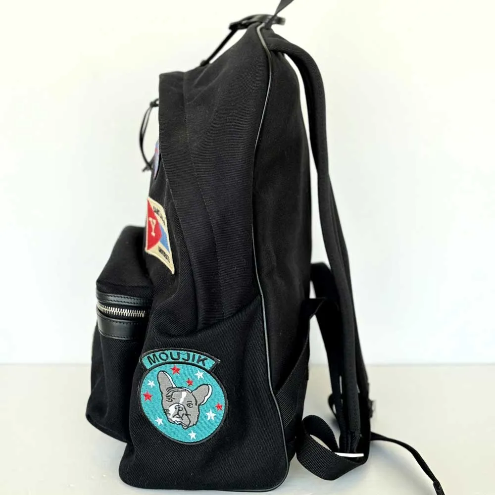 Black Canvas City Backpack
