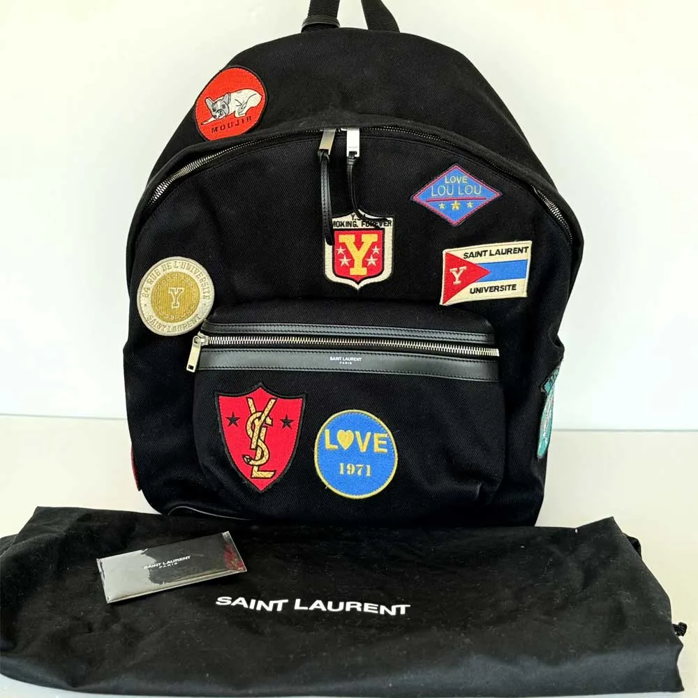 Black Canvas City Backpack