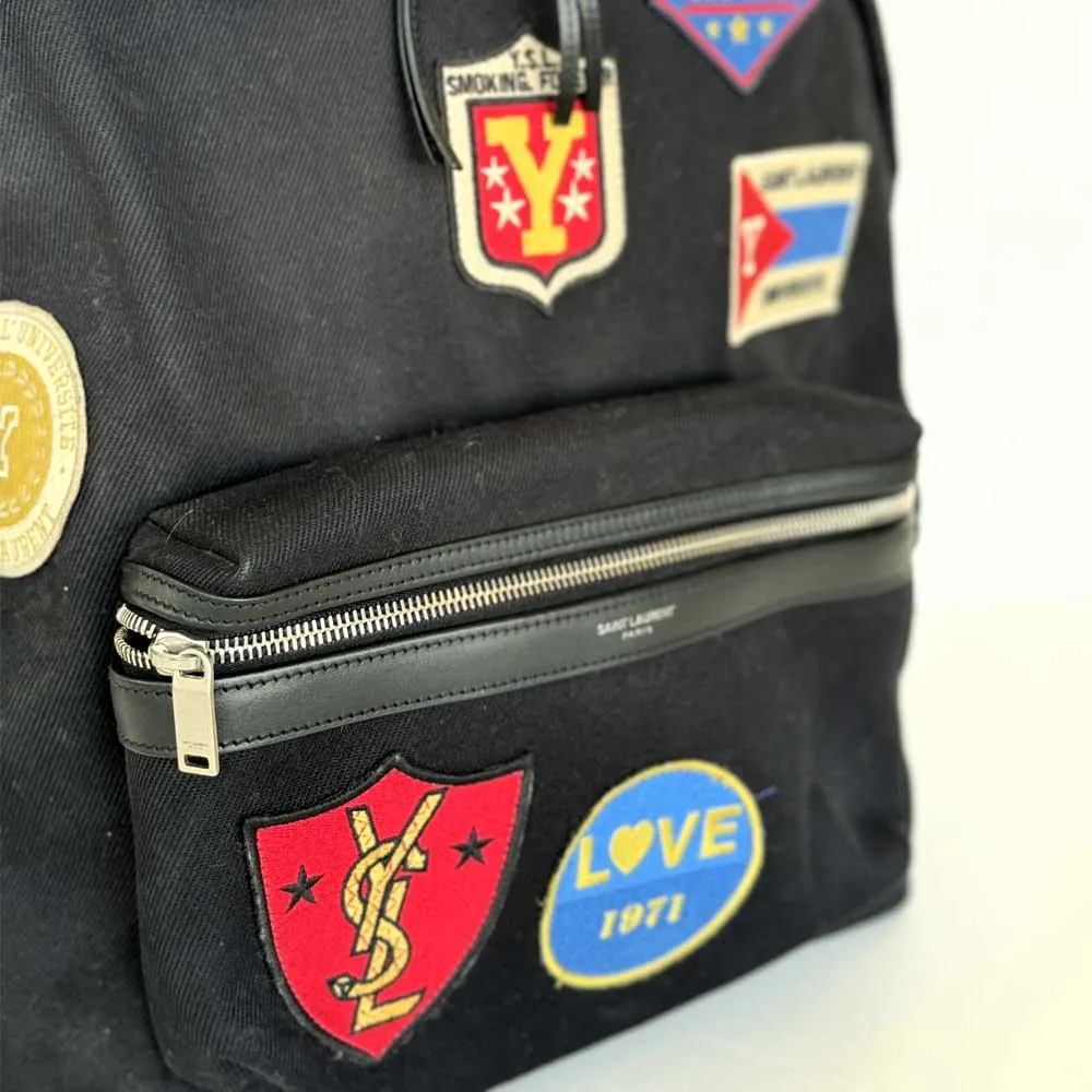 Black Canvas City Backpack