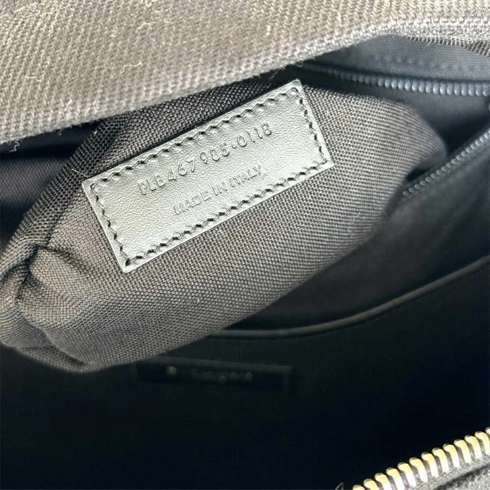 Black Canvas City Backpack