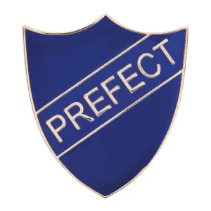 Blue Prefect Enamel Shield Badge