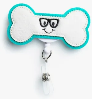 Bone Badge Reel Holder