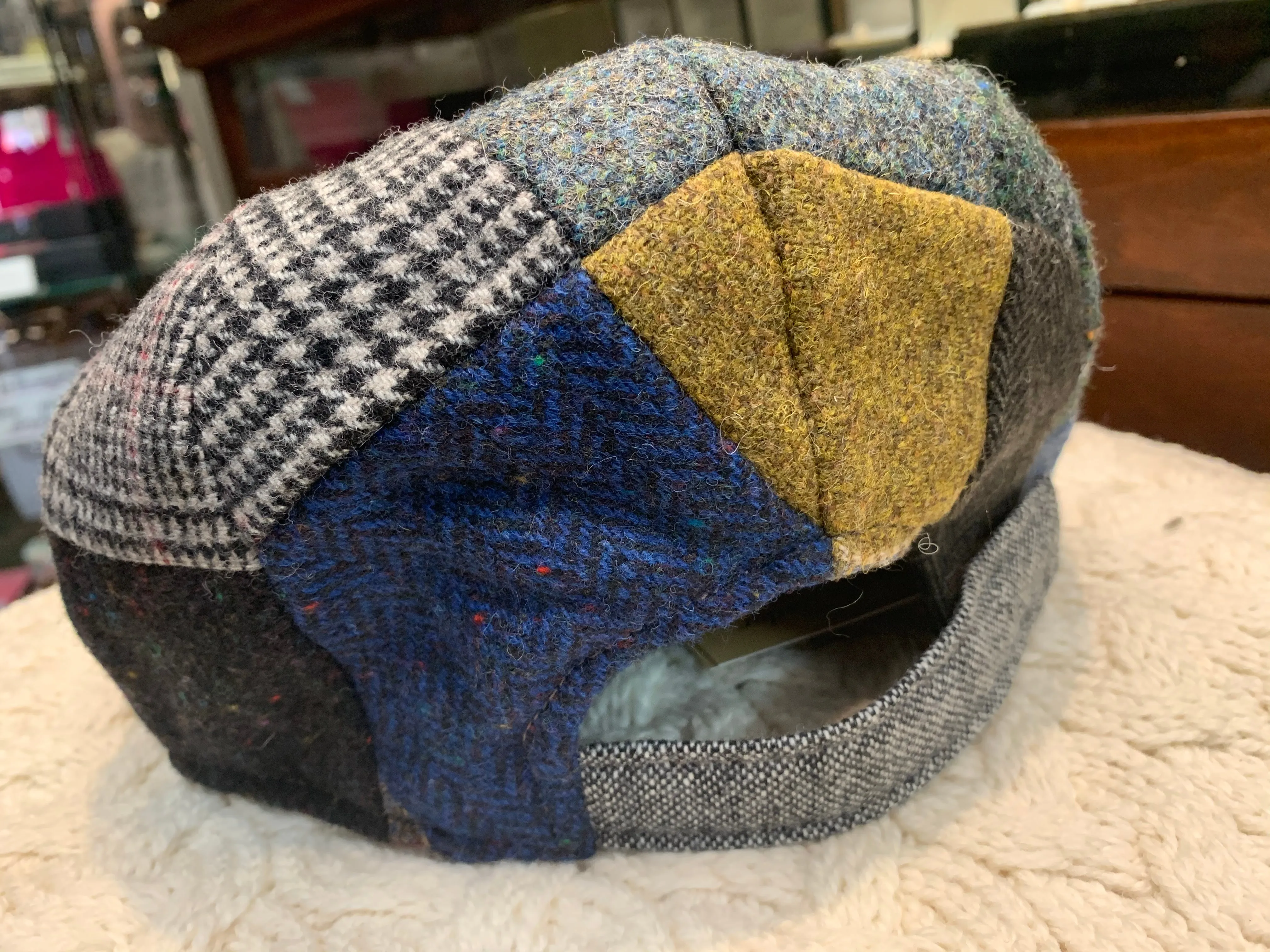 Boys Irish Tweed Patchwork Cap