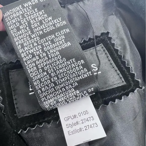 Brandon Thomas black suede leather jacket
