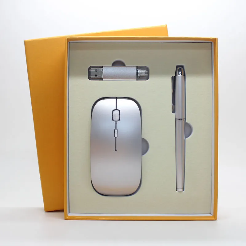 Business Wireless Mouse/U Disk/Pen Set