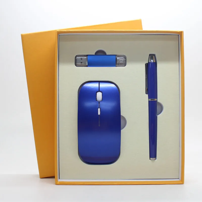 Business Wireless Mouse/U Disk/Pen Set