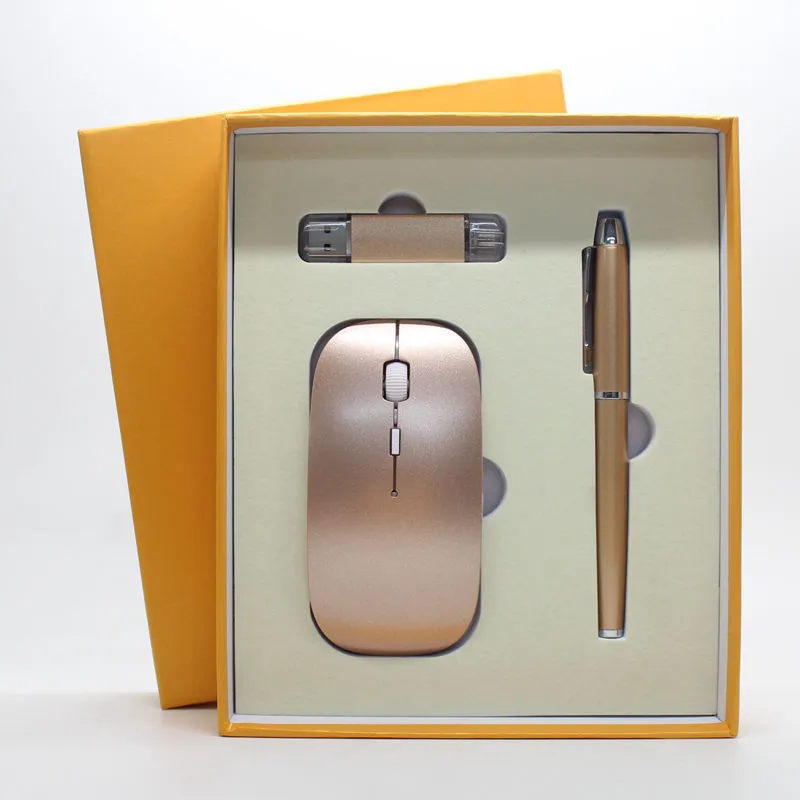 Business Wireless Mouse/U Disk/Pen Set