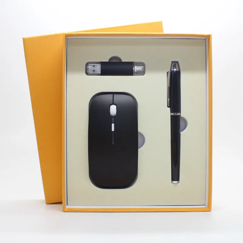 Business Wireless Mouse/U Disk/Pen Set
