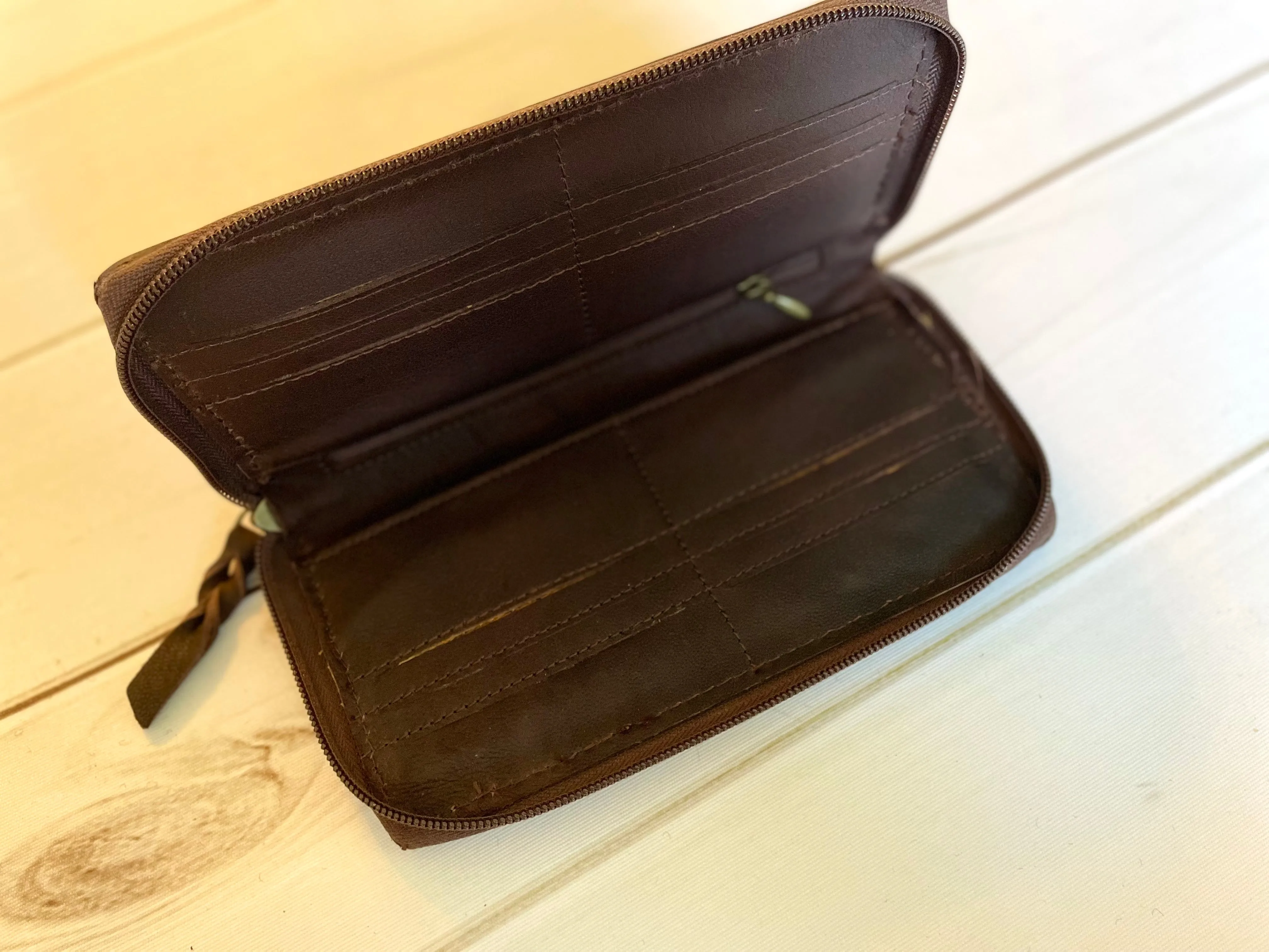 Cactus Tooled Leather Wallet