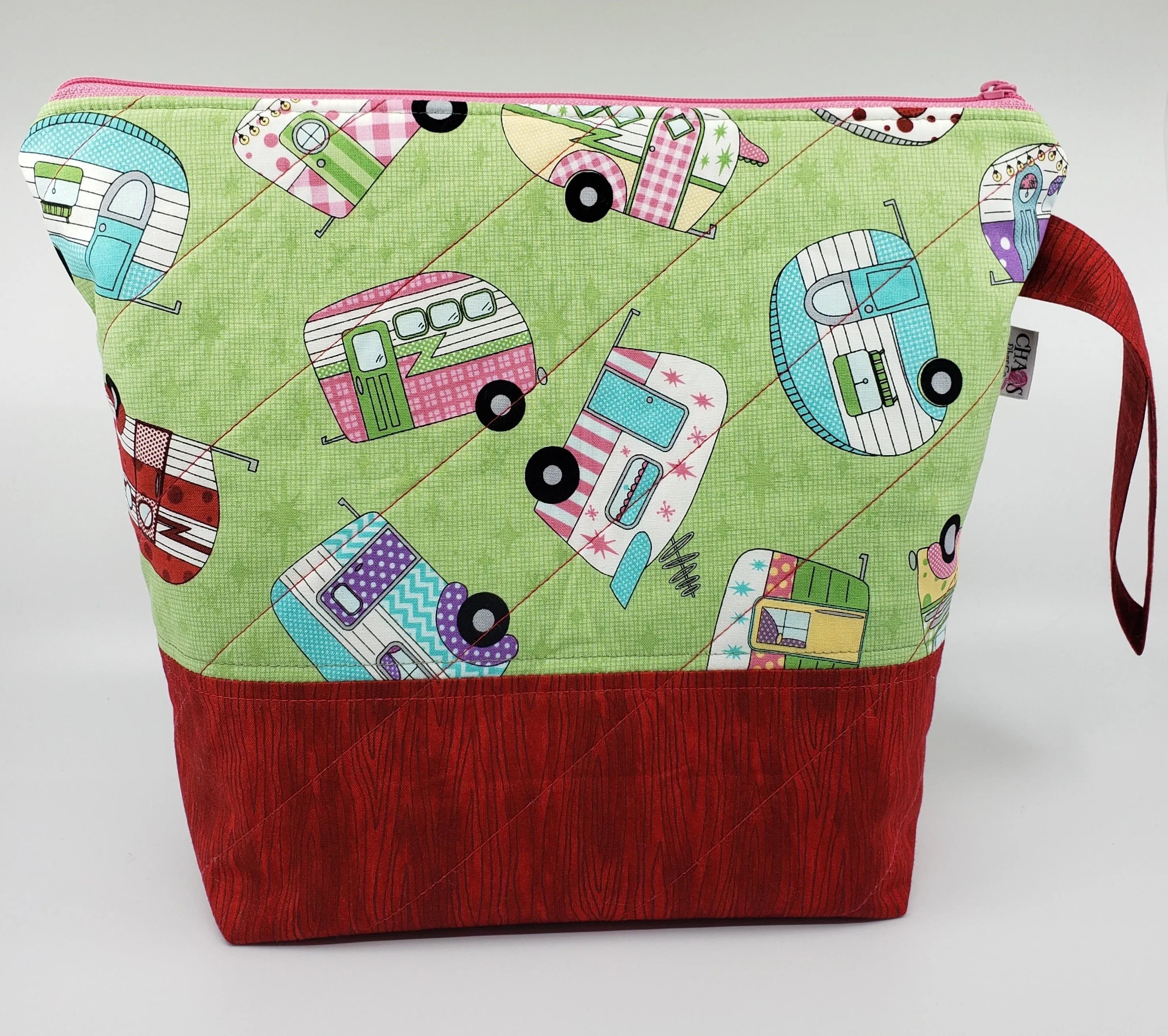 Campers in Red - Project Bag - Medium