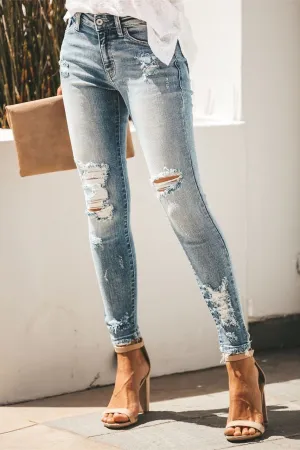 Carly Distressed Skinny Pants