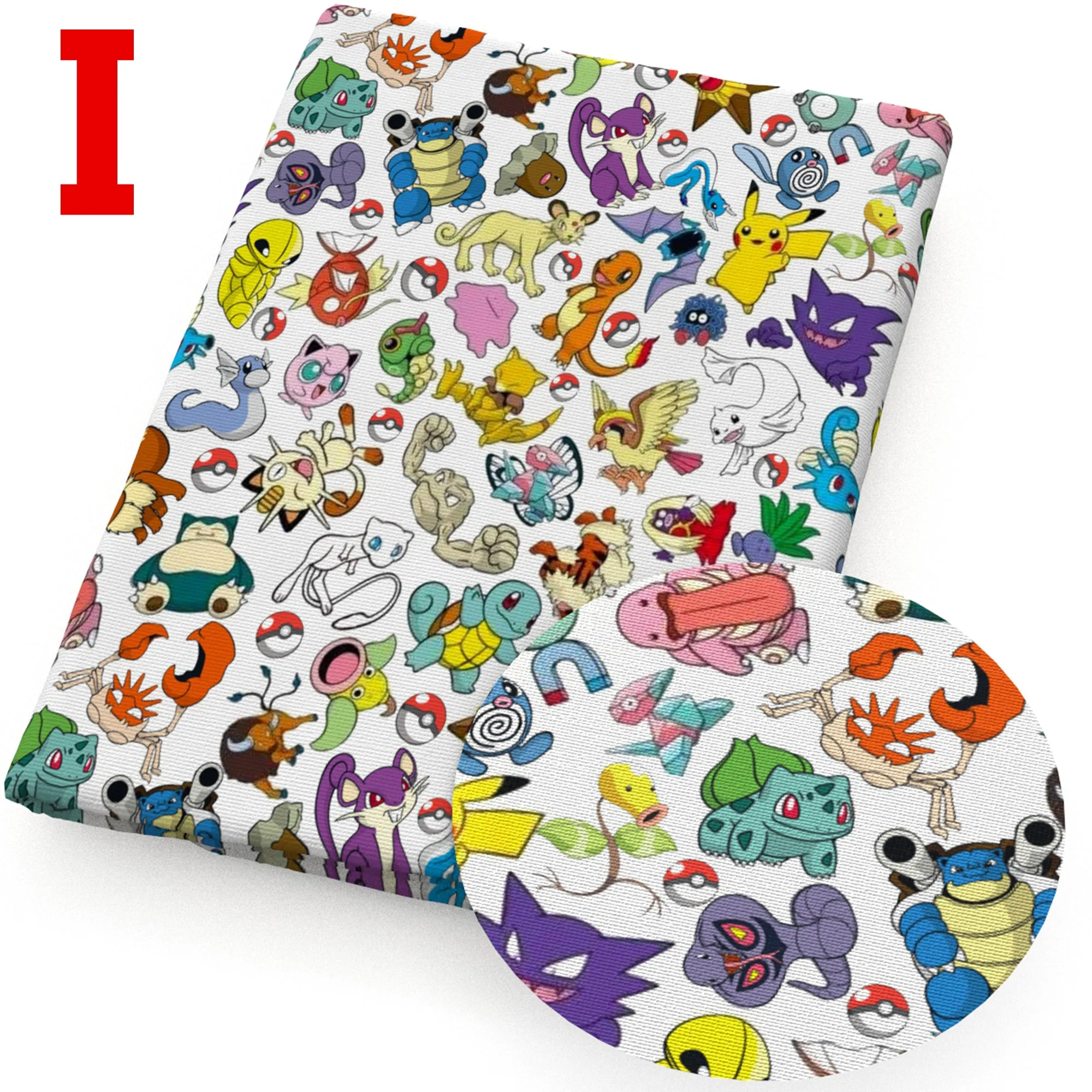 cartoon printed fabric