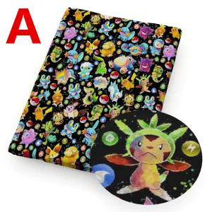 cartoon printed fabric