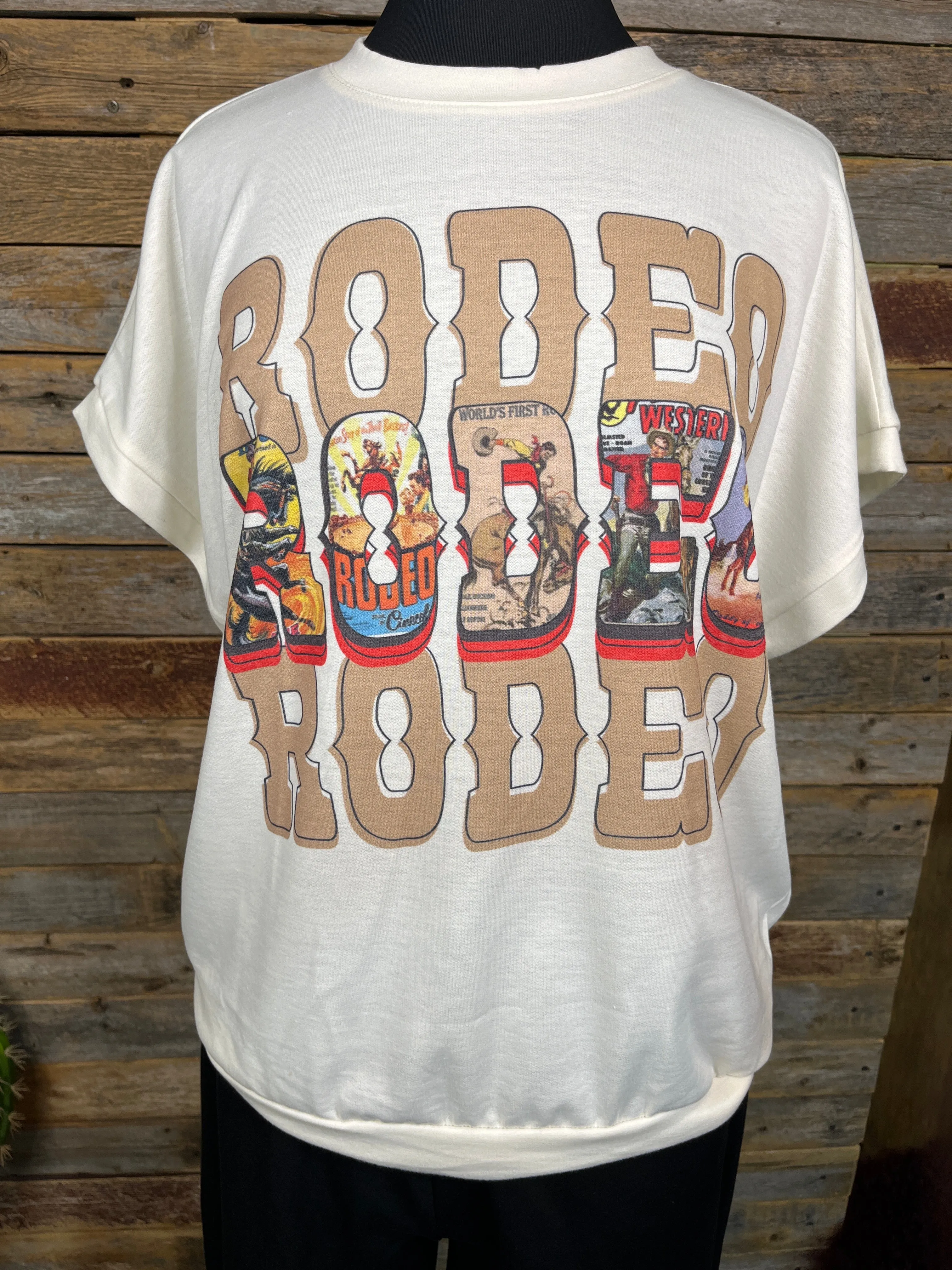 Cassidy Rodeo Graphic Short Sleeve Top