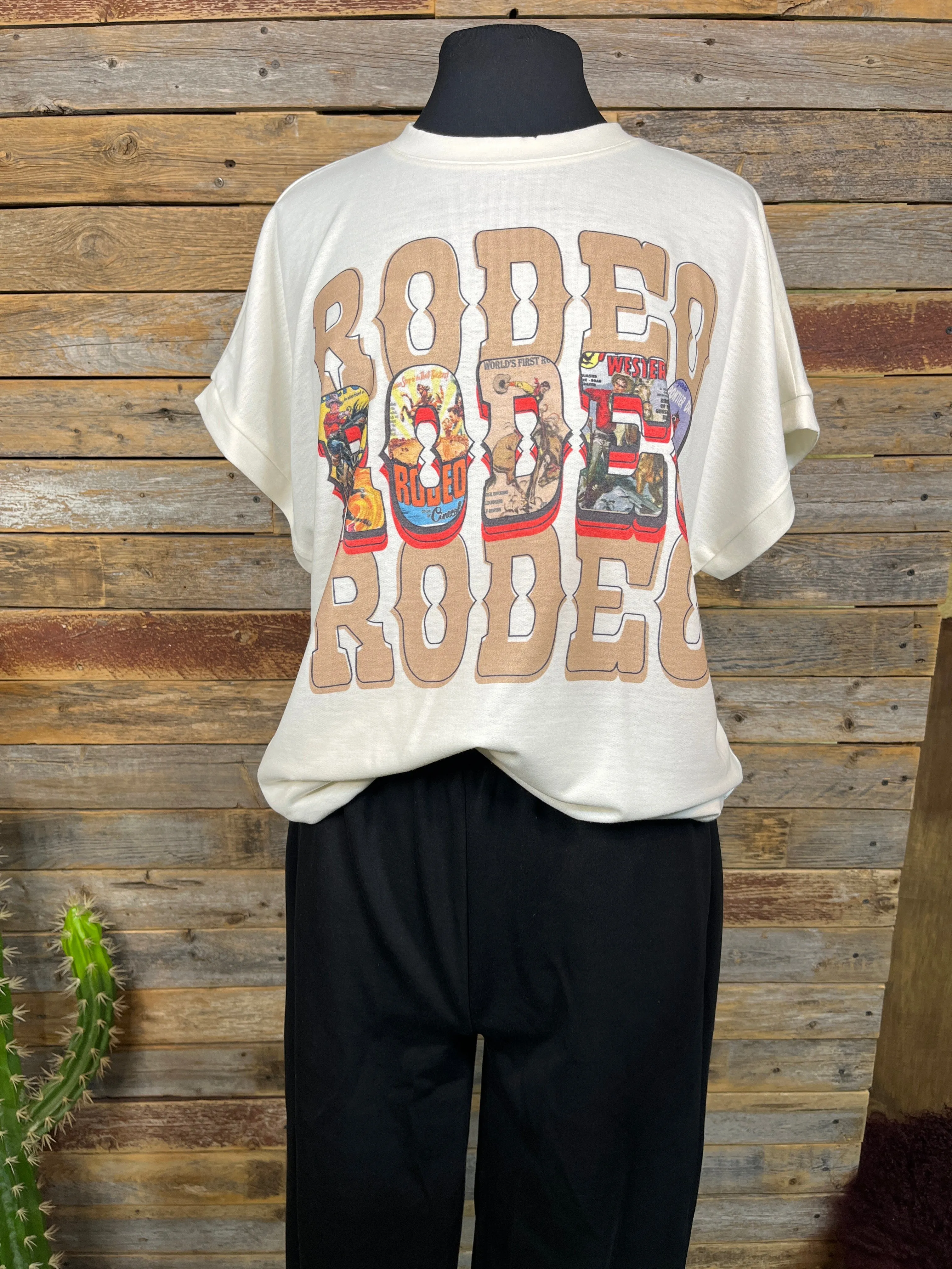 Cassidy Rodeo Graphic Short Sleeve Top