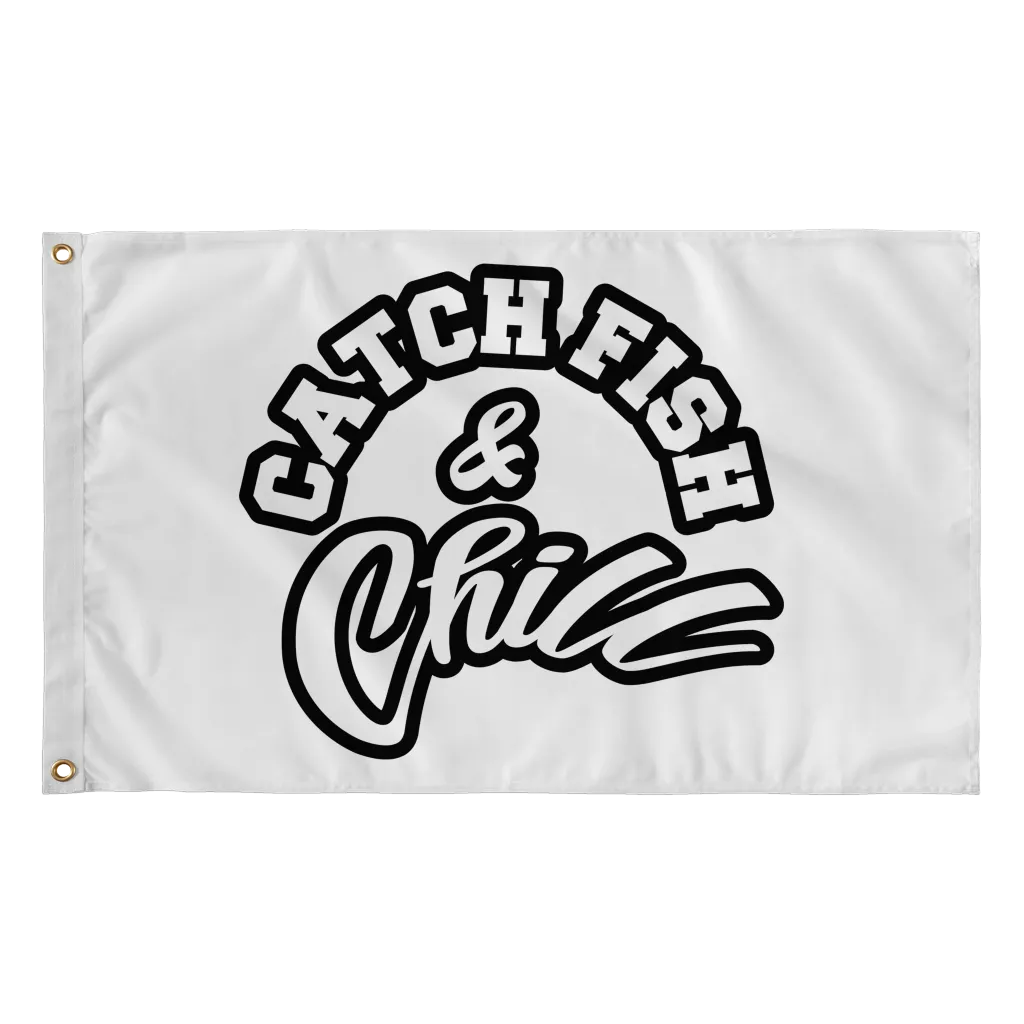 CATCH FISH & CHILL FLAG