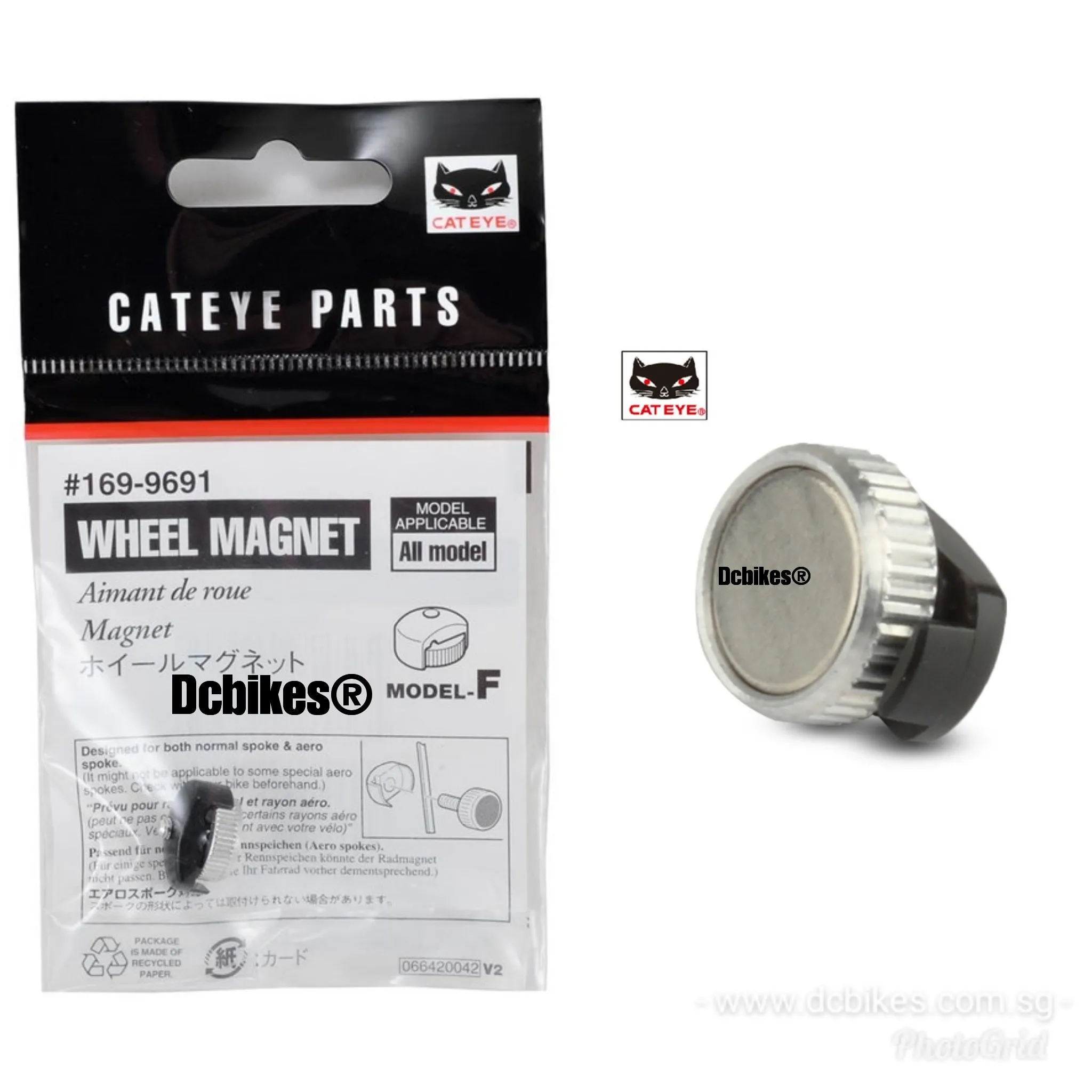 Cateye Universal Wheel Magnet For All Wireless Computer Speedometer