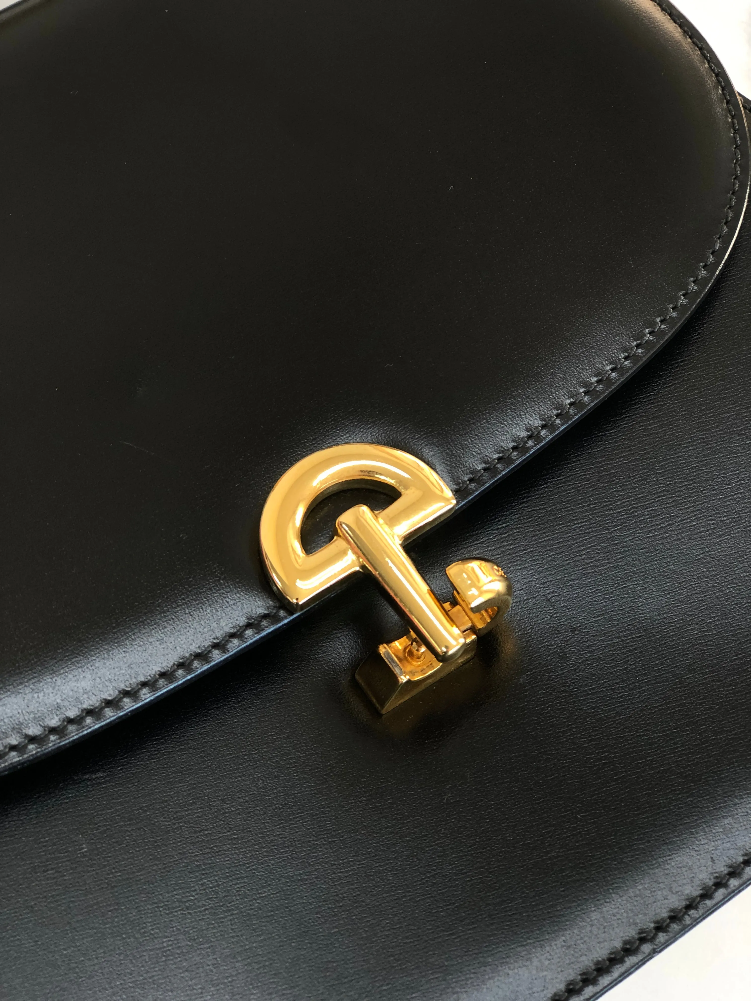 CELINE Crossbody Shoulderbag Black Vintage Old CELINE vbfwhs