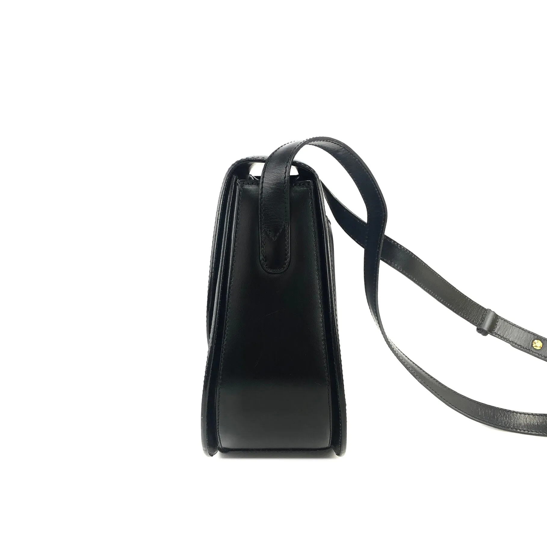 CELINE Crossbody Shoulderbag Black Vintage Old CELINE vbfwhs