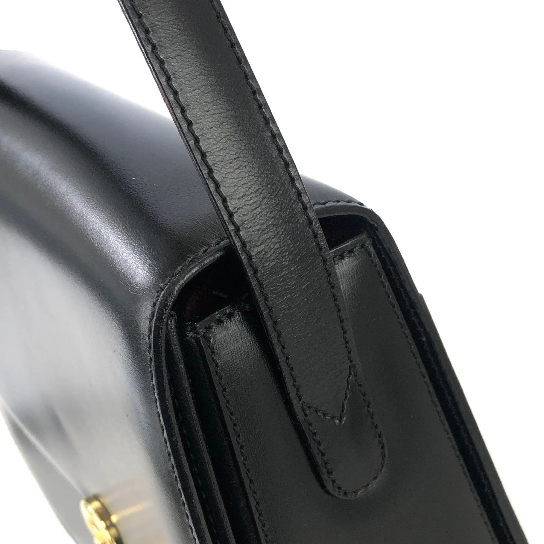 CELINE Crossbody Shoulderbag Black Vintage Old CELINE vbfwhs