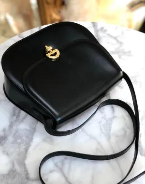 CELINE Crossbody Shoulderbag Black Vintage Old CELINE vbfwhs