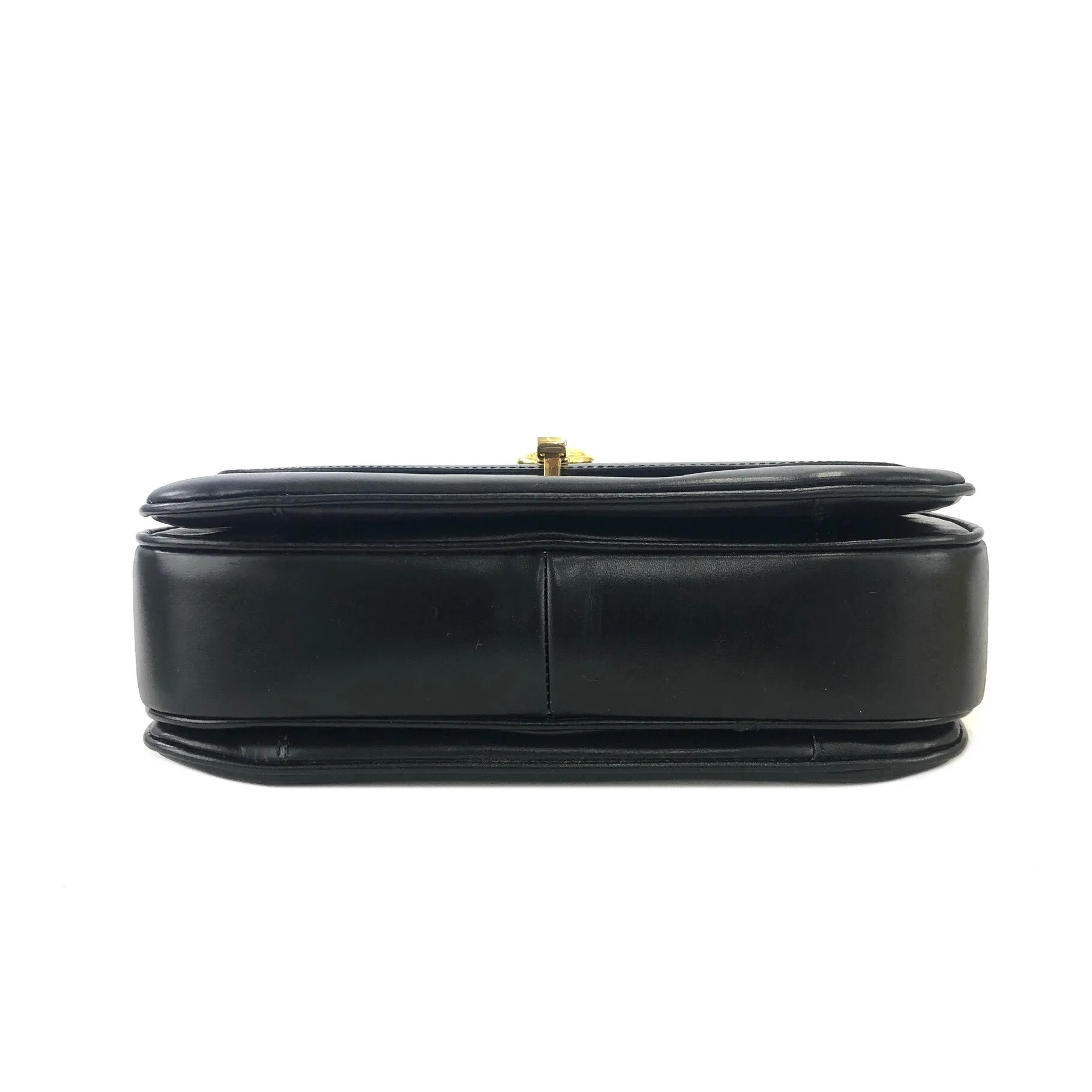 CELINE Twist Horse carriage Crossbody Shoulderbag Black Vintage Old CELINE jhk8y5