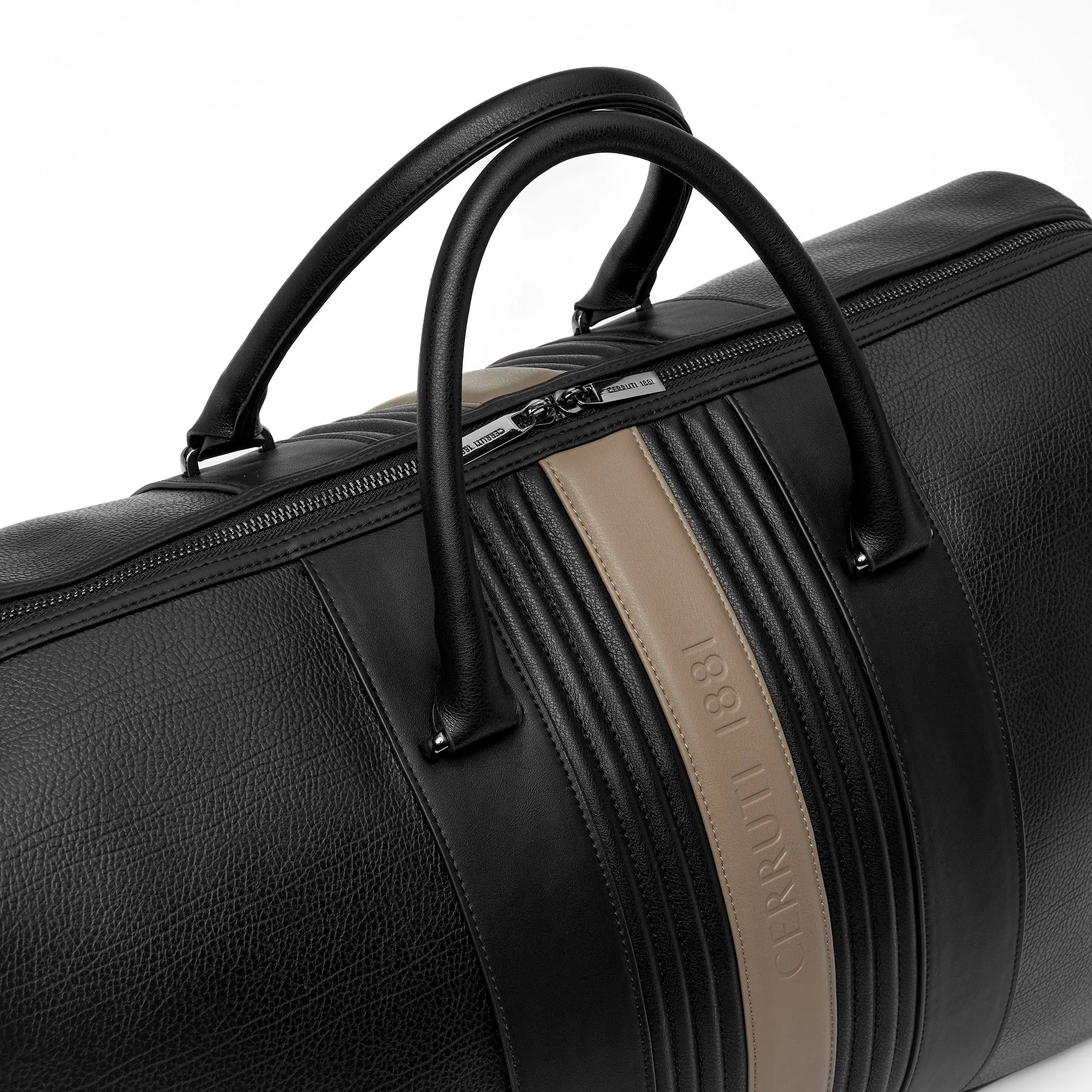 CERRUTI 1881 NTB406X - Travel bag Delano Taupe & Black