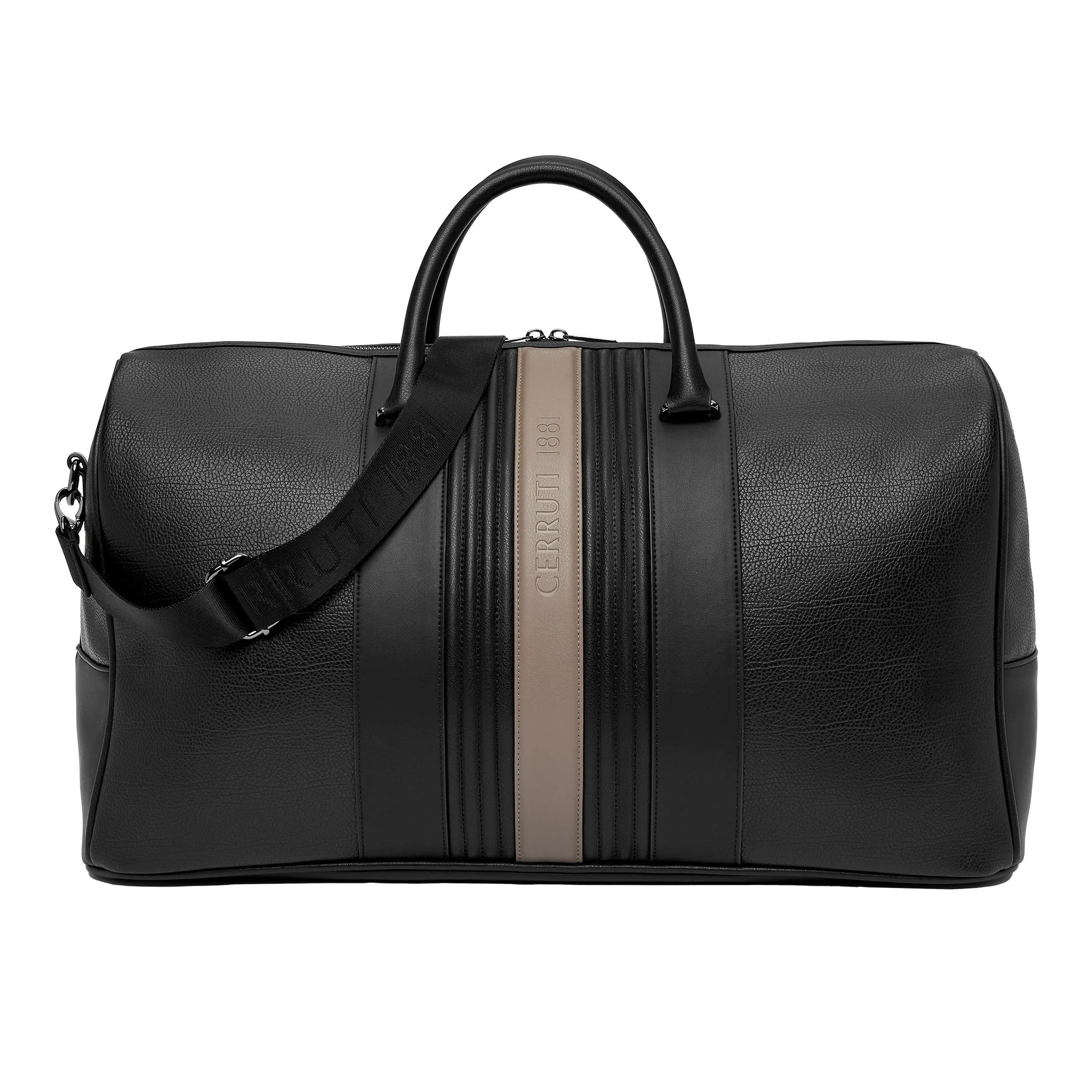 CERRUTI 1881 NTB406X - Travel bag Delano Taupe & Black