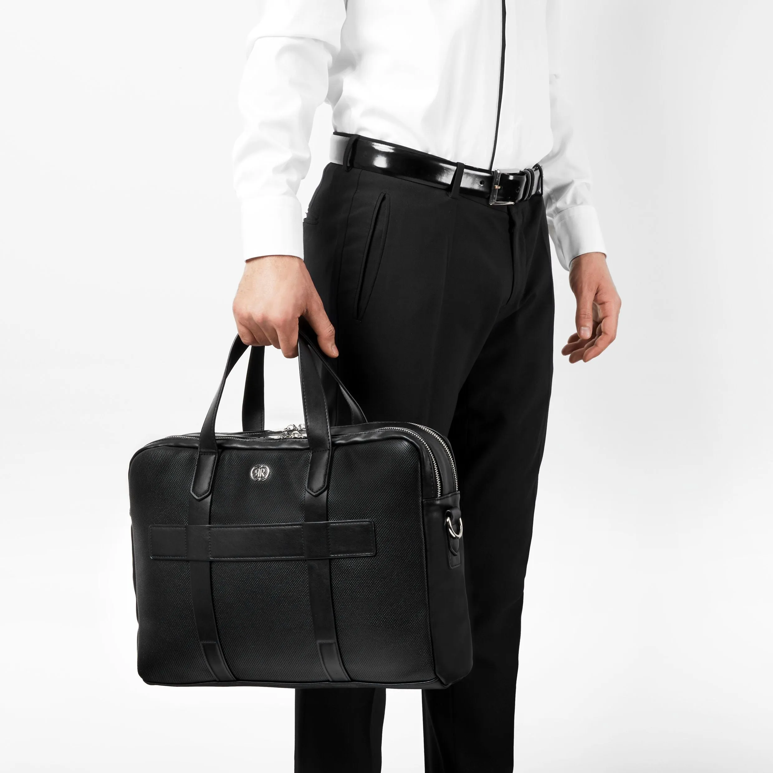 Cerruti 1881 NTD329A-Document bag Regent Black