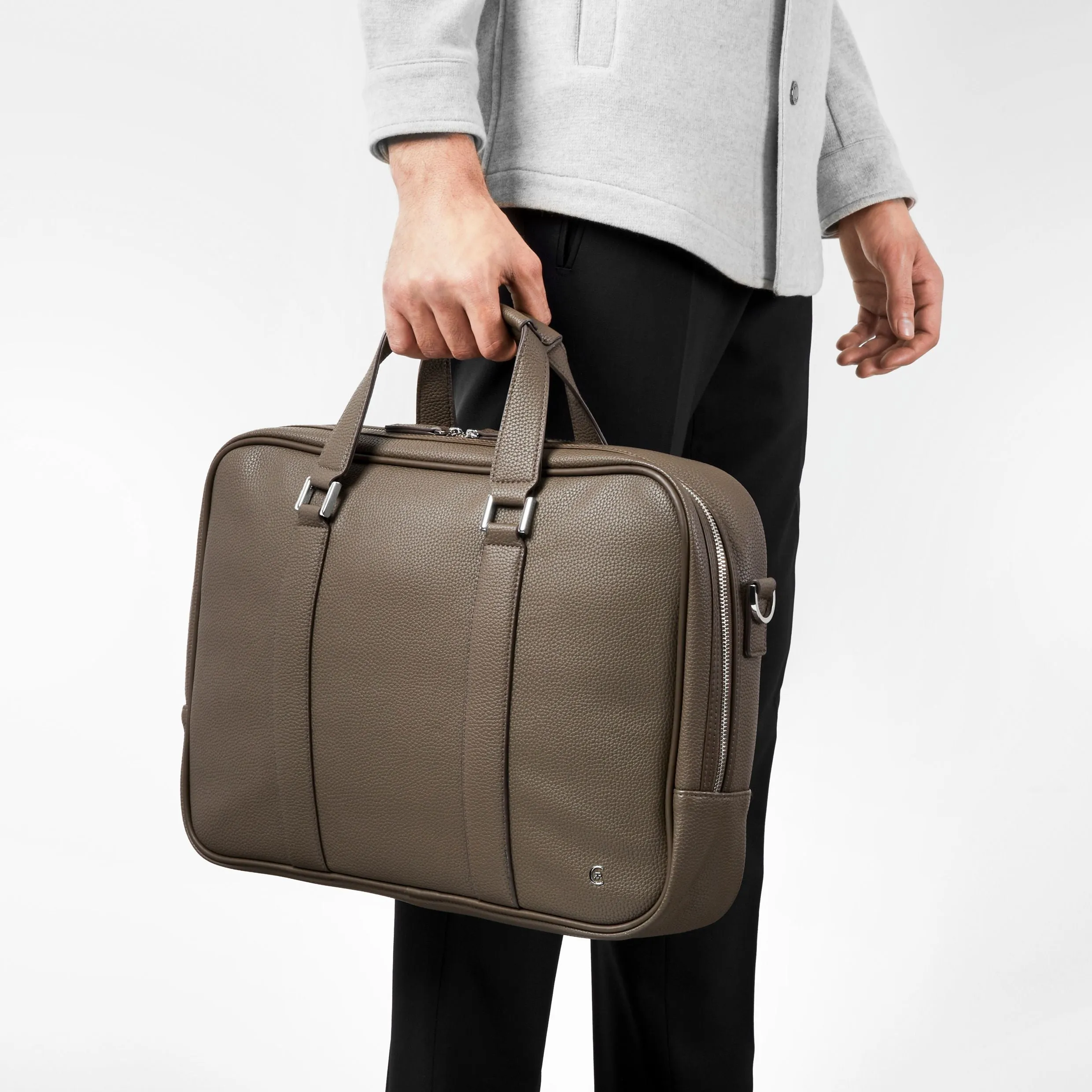 Cerruti 1881 NTD711X-Document bag Hamilton Taupe