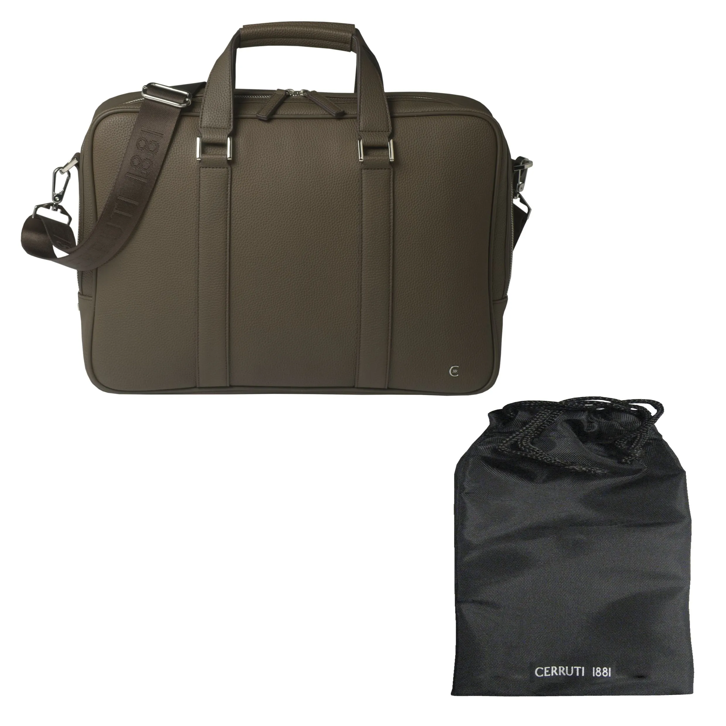 Cerruti 1881 NTD711X-Document bag Hamilton Taupe