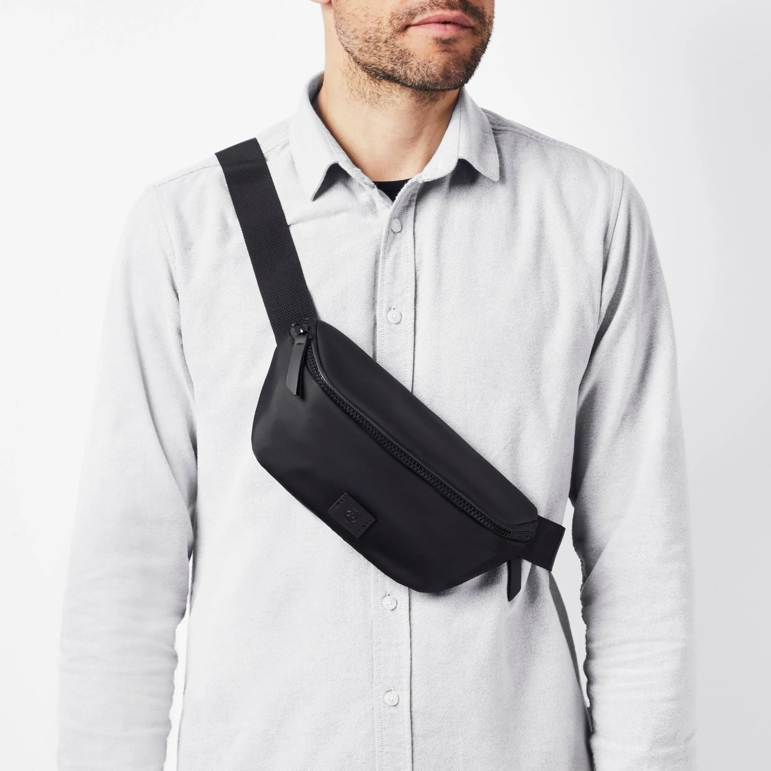 Cerruti 1881 NTJ328A-Waistpack Block Black