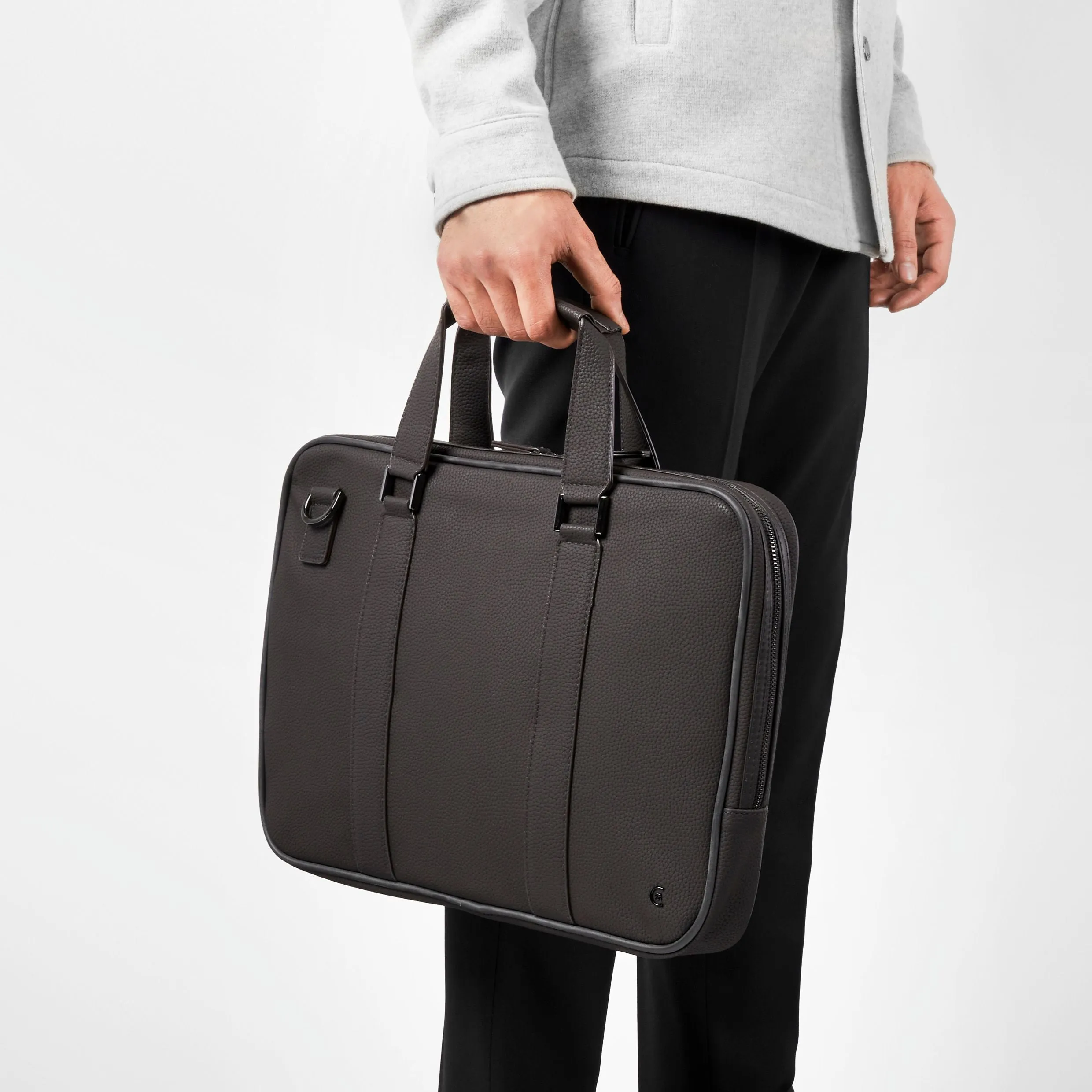 Cerruti 1881 NTL711Y-Computer bag Hamilton Brown