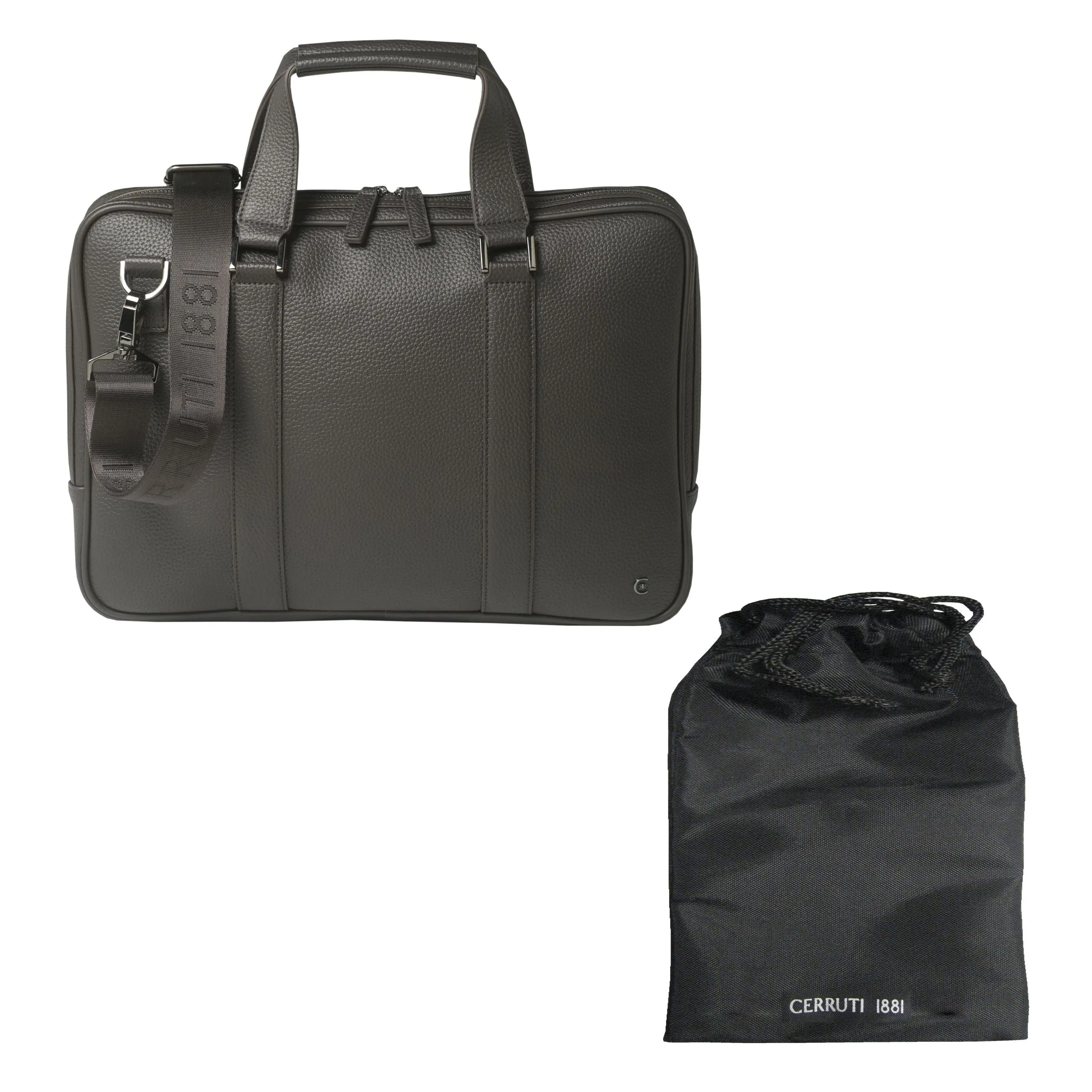 Cerruti 1881 NTL711Y-Computer bag Hamilton Brown