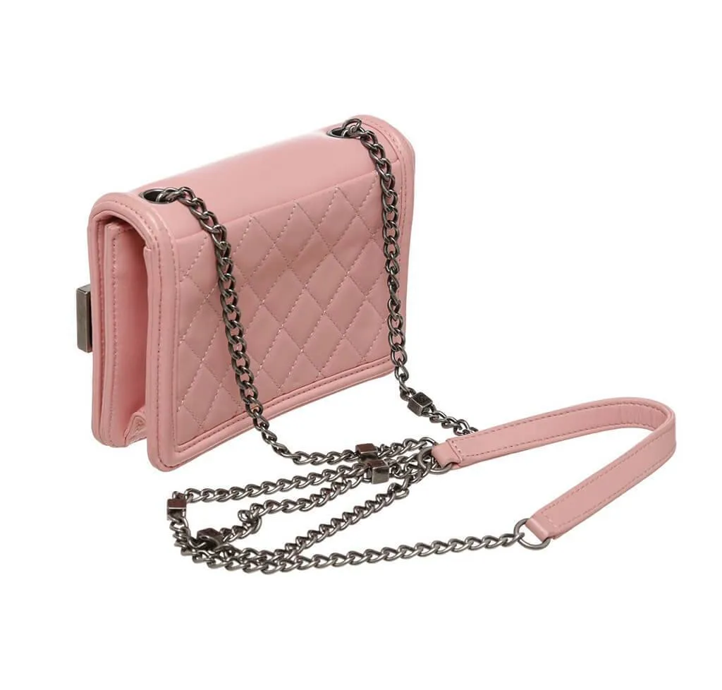 Chanel Brick Boy Bag Crossbody Pink
