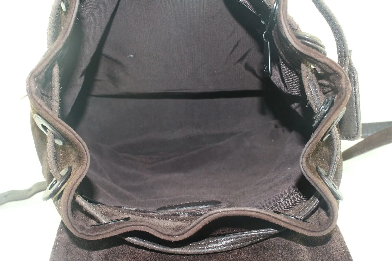 Chanel Brown Suede Backpack 2CK829K