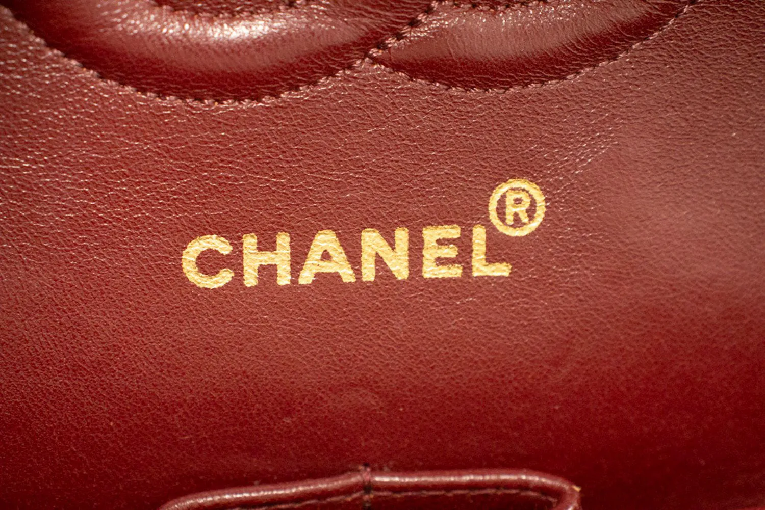 CHANEL Classic Double Flap 10" Chain Shoulder Bag Black Lambskin p53