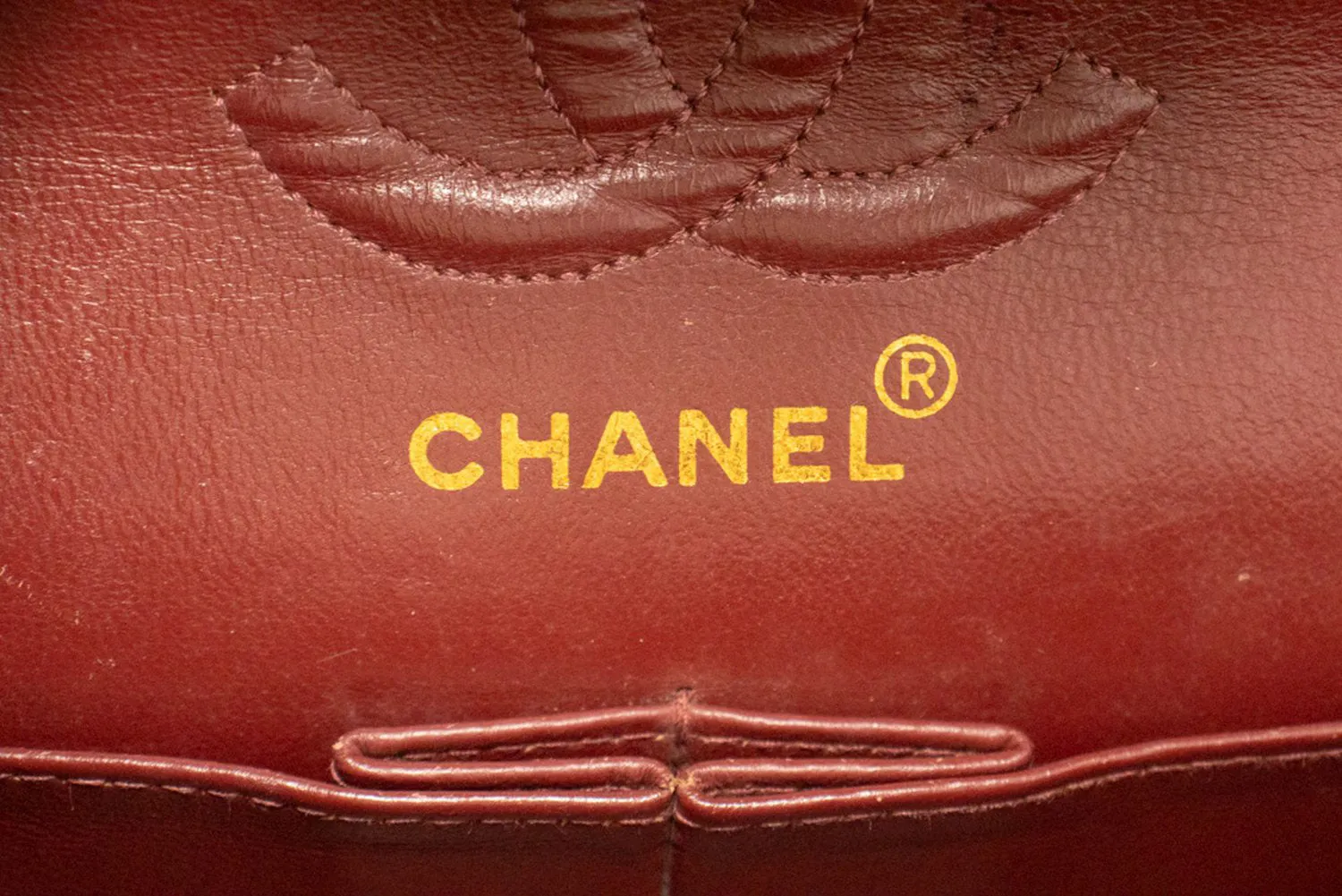 CHANEL Classic Double Flap 9" Chain Shoulder Bag Black Lambskin p48