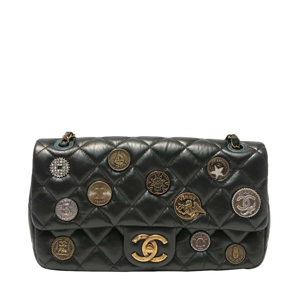 Chanel Classic Flap Lucky Charms Black - Limited Edition