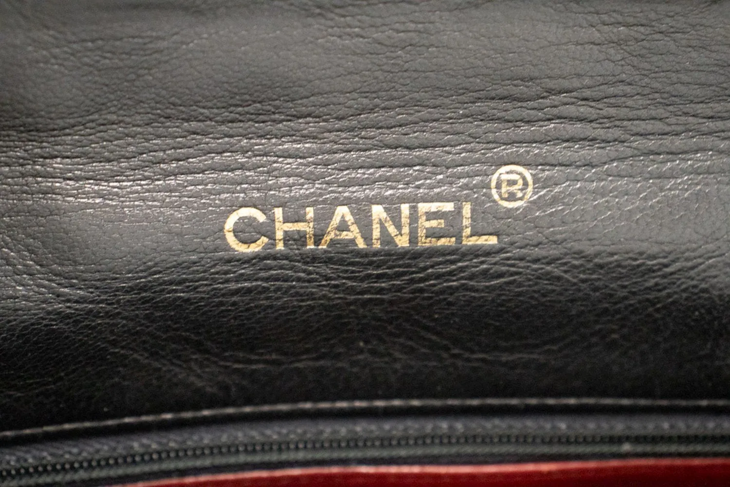 CHANEL Half Moon Chain Shoulder Bag Crossbody Black Quilted Flap L76