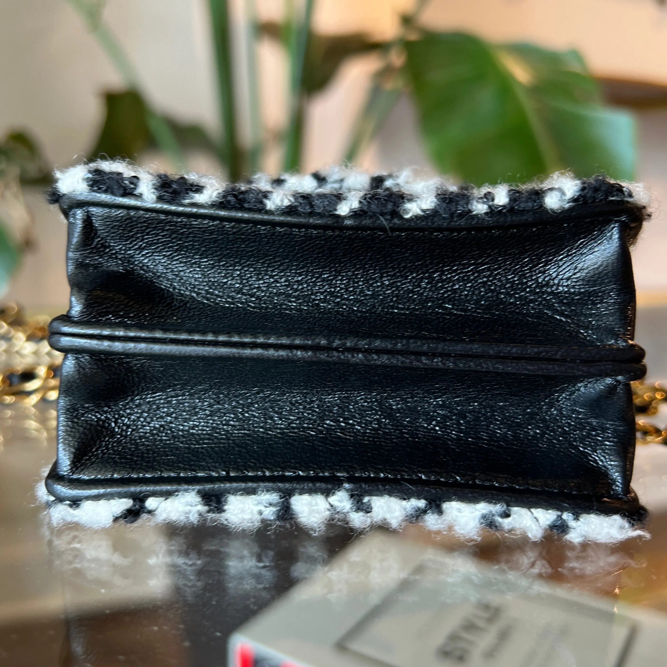 CHANEL Mini CC Tweed Houndstooth Flap bag