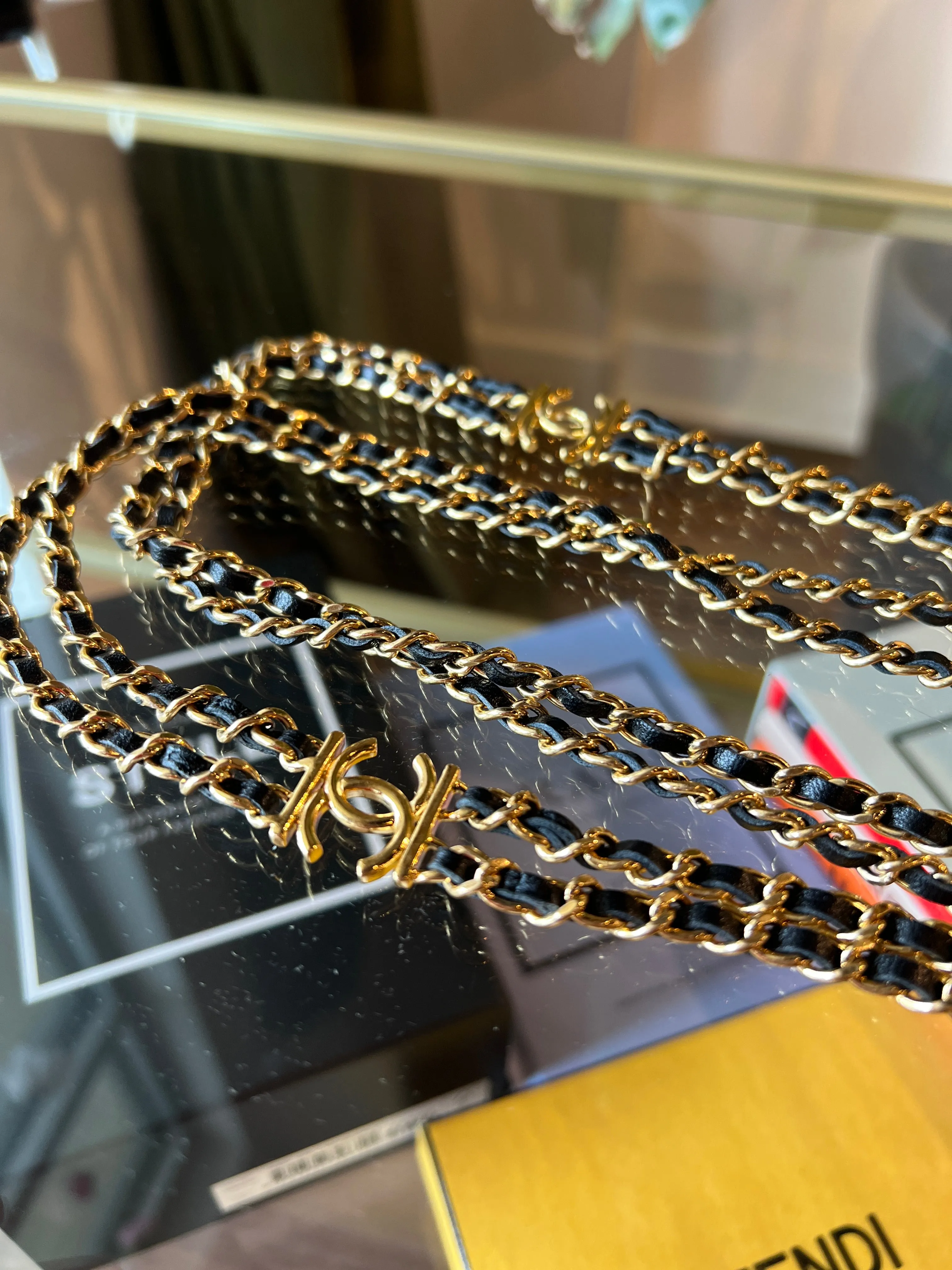 CHANEL Mini CC Tweed Houndstooth Flap bag