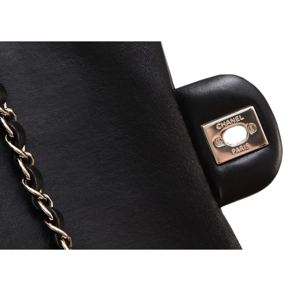 Chanel Mini Shoulder Bag Black Gold Hardware