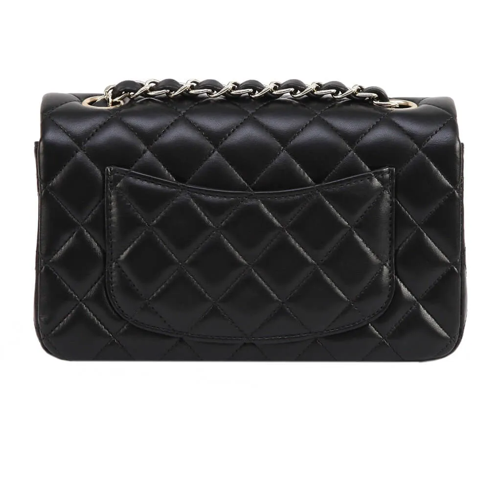 Chanel Mini Shoulder Bag Black Gold Hardware