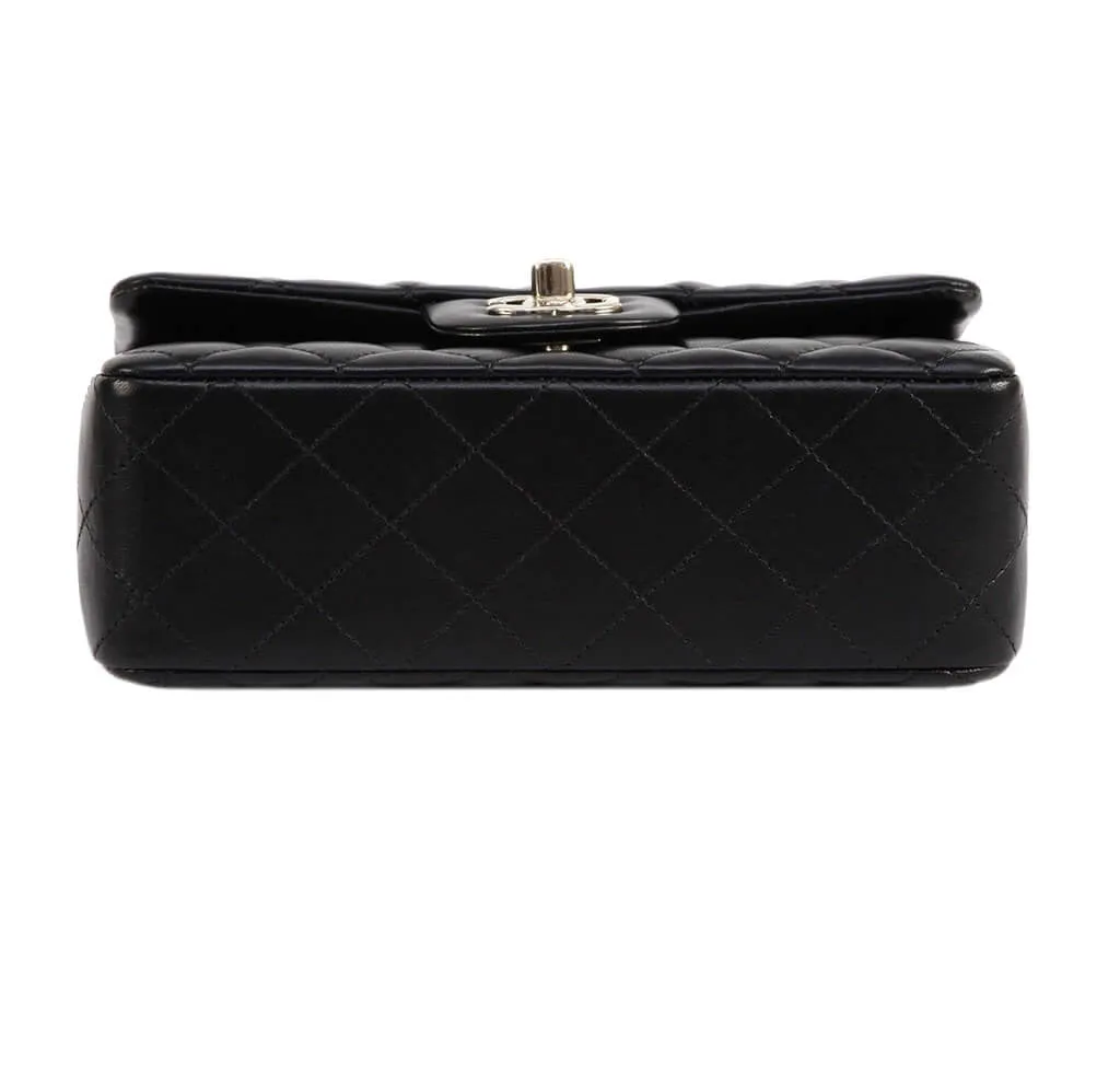 Chanel Mini Shoulder Bag Black Gold Hardware
