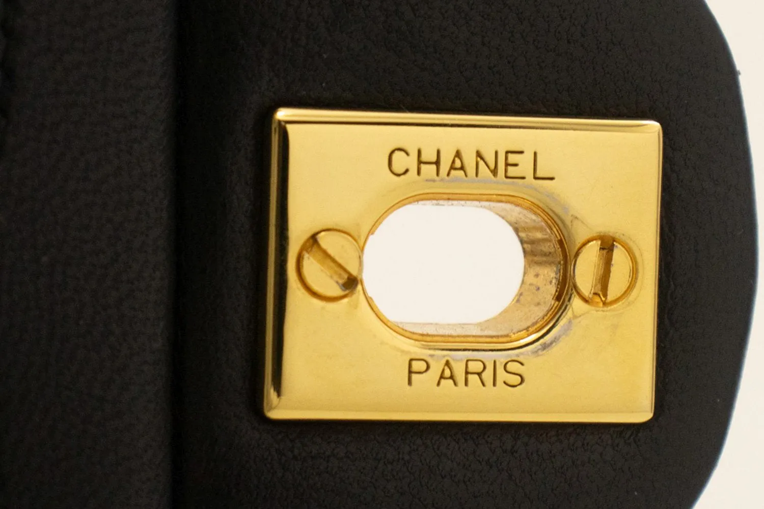 CHANEL Mini Square Small Chain Shoulder Bag Crossbody Black Lamb m26