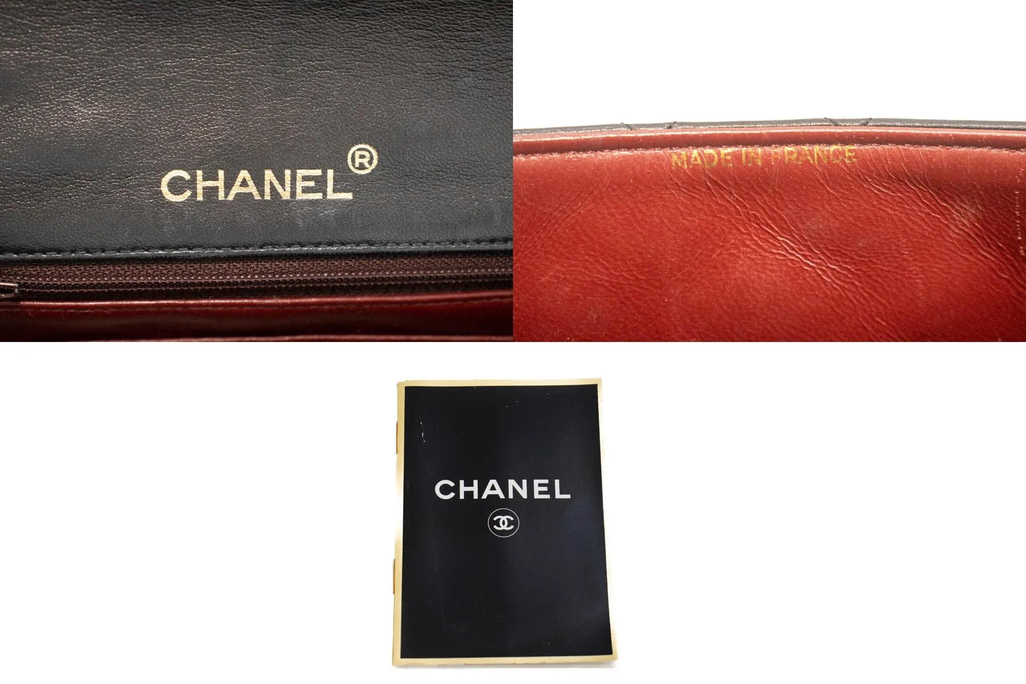 CHANEL Mini Square Small Chain Shoulder Bag Crossbody Black Lamb m26