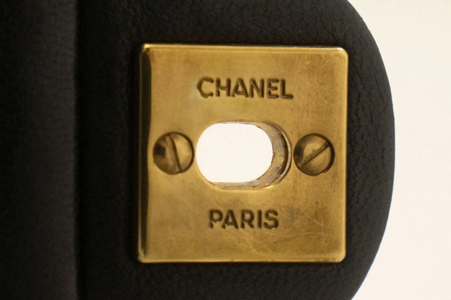 CHANEL Mini Square Small Chain Shoulder Bag Crossbody Black Lamb p39
