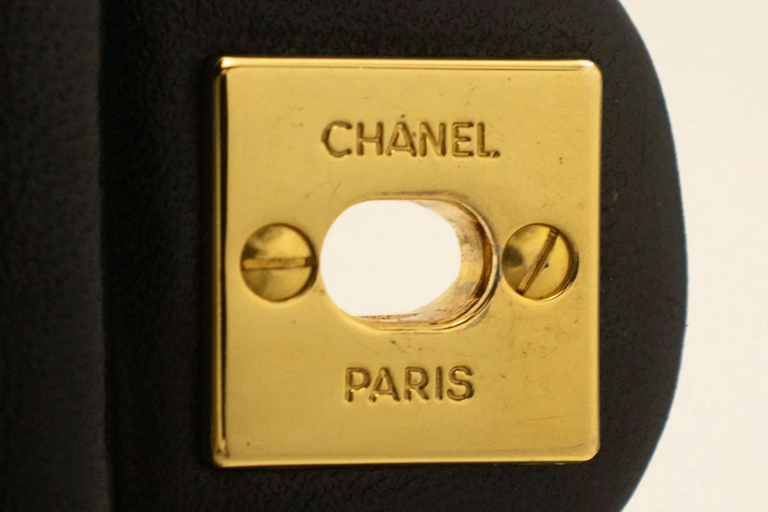 CHANEL Mini Square Small Chain Shoulder Bag Crossbody Black Lamb p52