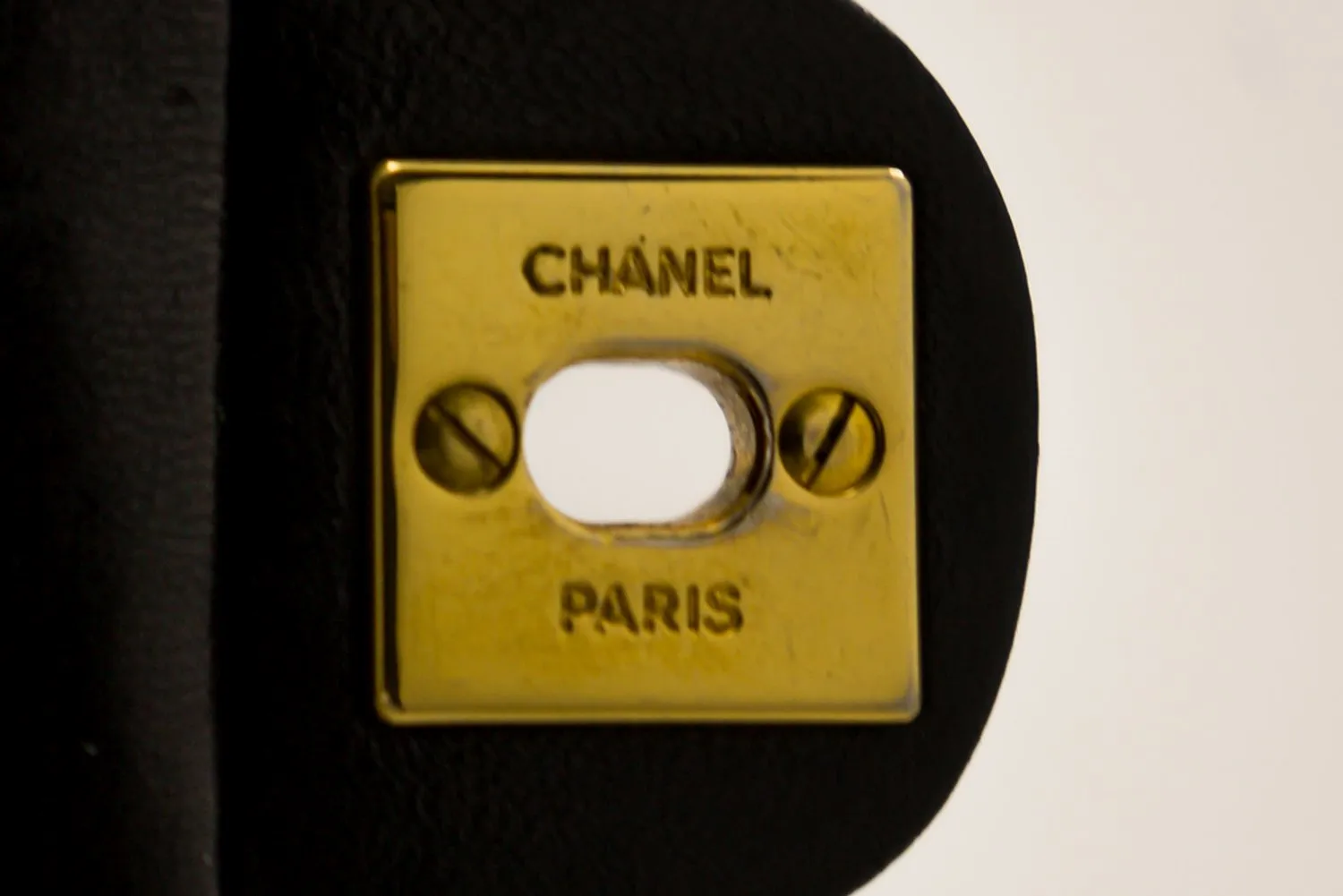 CHANEL Mini Square Small Chain Shoulder Bag Crossbody Black Quilt f77